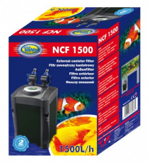 Aqua Nova Filtr zewnętrzny kubełkowy NCF-1500 do akwarium do 500l GRATIS