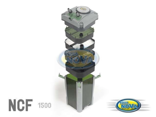 Aqua Nova Filtr zewnętrzny kubełkowy NCF-800 do akwarium do 200l