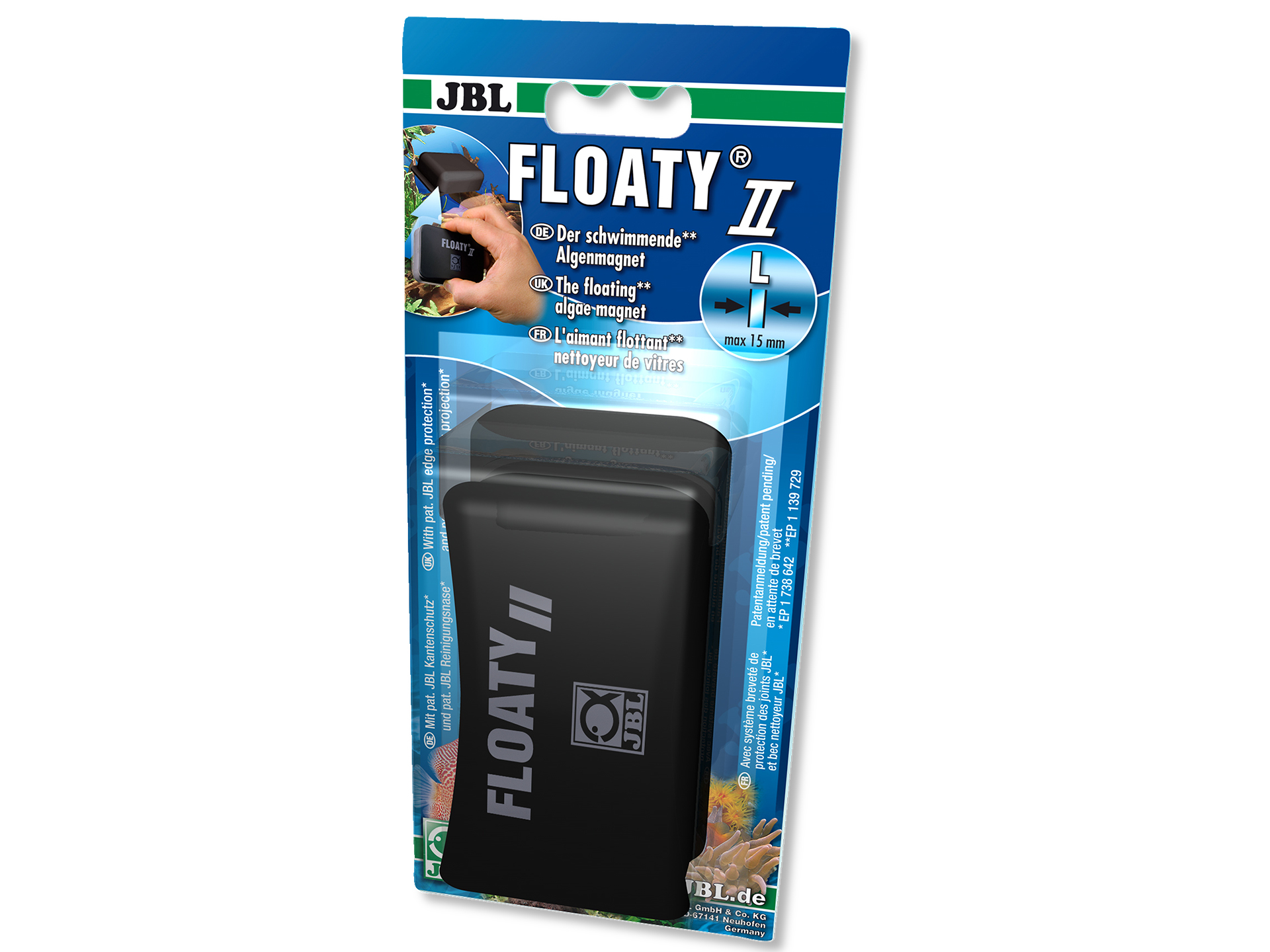 JBL Czyścik magnetyczny Floaty L szyba max. 15mm