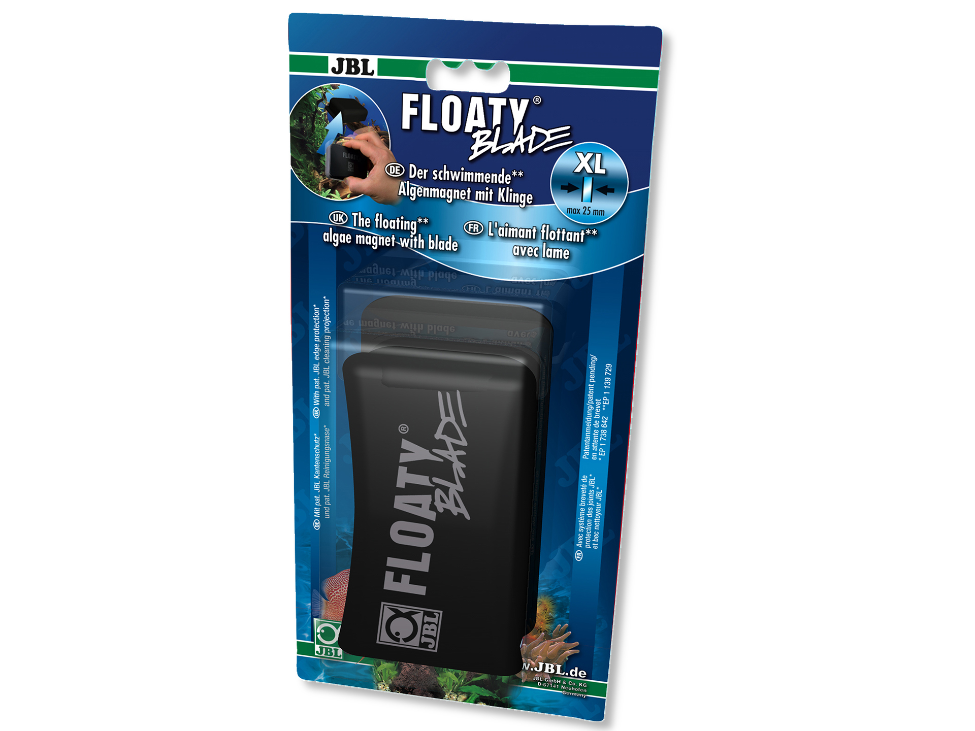 JBL Floaty Blade XL czyścik magnetyczny z wymiennym ostrzem