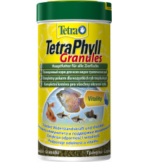 Tetraphyll Granules 250ml Pokarm dla ryb roślinożernych 